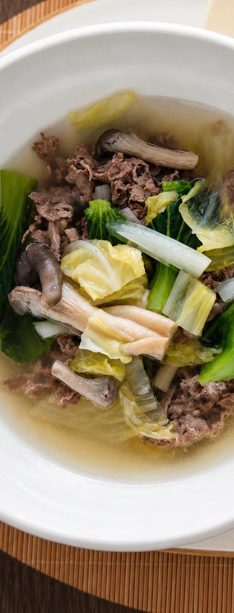 모닝 소고기 야채 스프